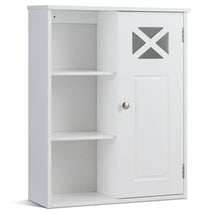 Load image into Gallery viewer, Costway Wall-Mounted 2-Shelf Decorative Door Medicine Cabinet