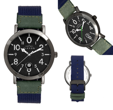 Load image into Gallery viewer, Elevon Mach 5 Canvas-Band Watch with Date