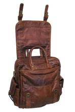 Load image into Gallery viewer, Amerileather Three Way Leather Backpack
