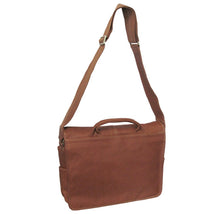 Load image into Gallery viewer, Amerileather Woody Leather 15-inch Laptop Messenger Bag