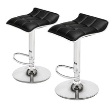 Load image into Gallery viewer, Curved Top Adjustable Height Bar Stools (Set of 2)