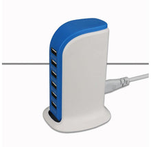Load image into Gallery viewer, Desktop Charging Station with 6 USB Ports