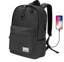 Load image into Gallery viewer, 17” Anti-Theft Laptop Backpack with USB Charging Port