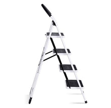 Load image into Gallery viewer, 4-Step 330-lb Capacity Folding Ladder