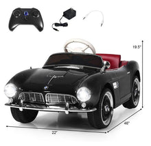 Load image into Gallery viewer, BMW Licensed Retro 12V 507 Electric Kids' RC Ride On Car