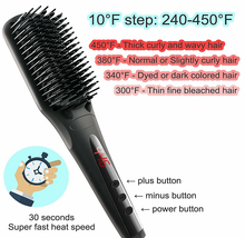 Load image into Gallery viewer, Beauty Experts Ceramic Ion Hair Straightening Brush