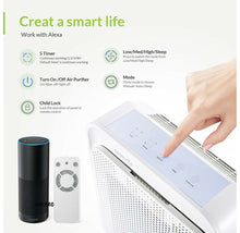Load image into Gallery viewer, Air Purifier with HEPA Filter and Alexa Voice Control