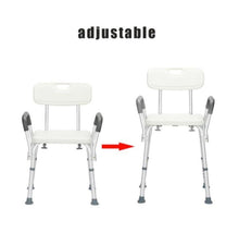 Load image into Gallery viewer, Aluminum Alloy Lifting Bath Chair With Armrests & Backrest