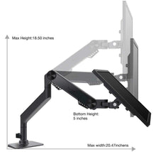 Load image into Gallery viewer, Bestand Articulating Monitor Stand Desk Mount for 17’’-27’’ Displays
