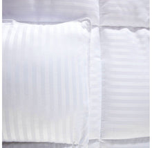 Load image into Gallery viewer, Down Alternative Embossed Stripe Full/Queen Comforter