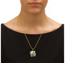 Load image into Gallery viewer, 14K Yellow Gold Jade Good Luck Elephant Pendant