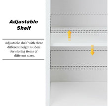Load image into Gallery viewer, Costway Wall-Mounted 2-Shelf Decorative Door Medicine Cabinet
