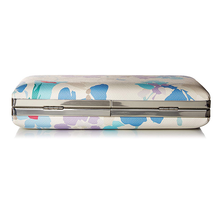 Load image into Gallery viewer, Calvin Klein Small Floral Saffiano Leather Clutch