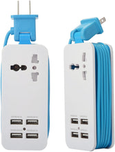 Load image into Gallery viewer, 4-Port USB and Universal Outlet Charging Station