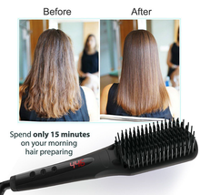 Load image into Gallery viewer, Beauty Experts Ceramic Ion Hair Straightening Brush