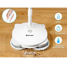 Load image into Gallery viewer, Electric Wireless Spin Spray Mop Sweeper