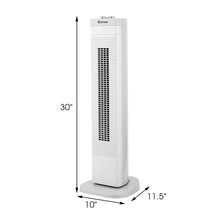 Load image into Gallery viewer, Bladeless 3-Speed Portable Oscillating Tower Fan