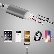 Load image into Gallery viewer, 2-in-1 Reversible Lightning & Micro USB Cable (2-Pack)