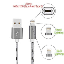 Load image into Gallery viewer, 2-in-1 Reversible Lightning & Micro USB Cable (2-Pack)