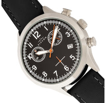 Load image into Gallery viewer, Elevon Antoine Chronograph Leather-Band Watch