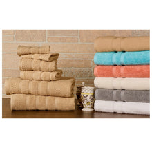 Load image into Gallery viewer, Bibb Home 100% Egyptian Cotton 6-Piece Towel Set