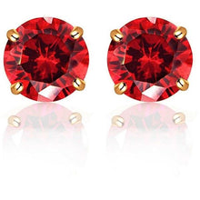 Load image into Gallery viewer, 2.00 CTTW Round Crystal Stud Earrings