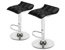 Load image into Gallery viewer, Curved Top Adjustable Height Bar Stools (Set of 2)
