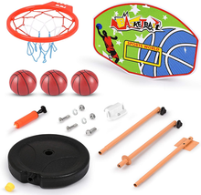 Load image into Gallery viewer, Adjustable Height Kids' Basketball Hoop Play Set