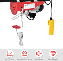 Load image into Gallery viewer, 440-pound Mini Electric Wire Hoist