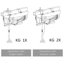 Load image into Gallery viewer, 440-pound Mini Electric Wire Hoist