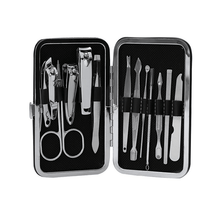 Load image into Gallery viewer, 12-Piece Stainless Steel Mani Pedi Travel Set