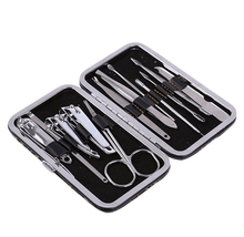 Load image into Gallery viewer, 12-Piece Stainless Steel Mani Pedi Travel Set
