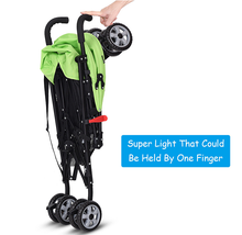 Load image into Gallery viewer, Costway Folding Lightweight Umbrella Travel Stroller with Storage