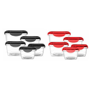 10- or 20-Piece Vented Lid Food Storage Container Set