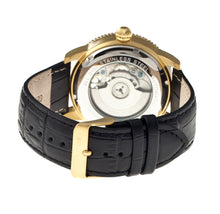 Load image into Gallery viewer, Heritor Piccard Automatic Semi-Skeleton Leather-Band Watch
