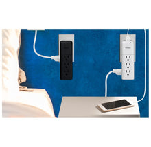 Load image into Gallery viewer, Aduro Surge Wall Charging Tower with 9 Outlets &amp; Dual USB Ports
