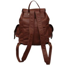 Load image into Gallery viewer, Amerileather Urban Buckle-Flap Backpack
