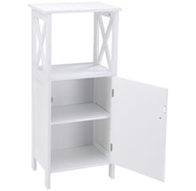 Load image into Gallery viewer, Costway White Bathroom Towels Storage Cabinet
