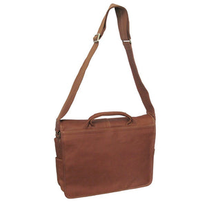 Amerileather Woody Leather 15-inch Laptop Messenger Bag