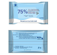 Load image into Gallery viewer, Disposable 75% Alcohol Wipes (10-Pack)
