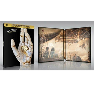 Alita: Battle Angel SteelBook 4K UHD + 3D Blu-Ray + Blu-ray + Digital