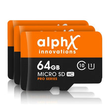Load image into Gallery viewer, AlphX 64gb [3 Cards] SD Adapter and Card Reader 5-piece Bundle
