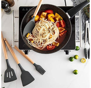 11-Piece Kitchen Utensil Set with Holder