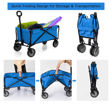 Load image into Gallery viewer, Collapsible Outdoor Utility Folding Wagon
