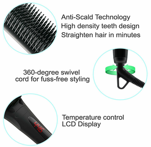Beauty Experts Ceramic Ion Hair Straightening Brush