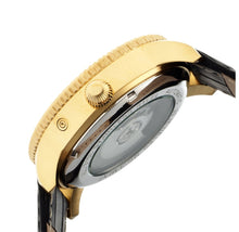 Load image into Gallery viewer, Heritor Piccard Automatic Semi-Skeleton Leather-Band Watch

