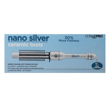 Load image into Gallery viewer, Conair PRO 1” Nano Silver Ceramic Styling/Curling Brush
