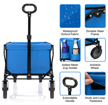 Load image into Gallery viewer, Collapsible Outdoor Utility Folding Wagon
