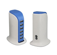 Load image into Gallery viewer, Desktop Charging Station with 6 USB Ports
