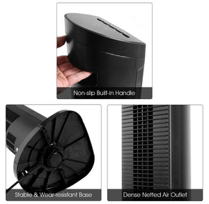Bladeless 3-Speed Portable Oscillating Tower Fan